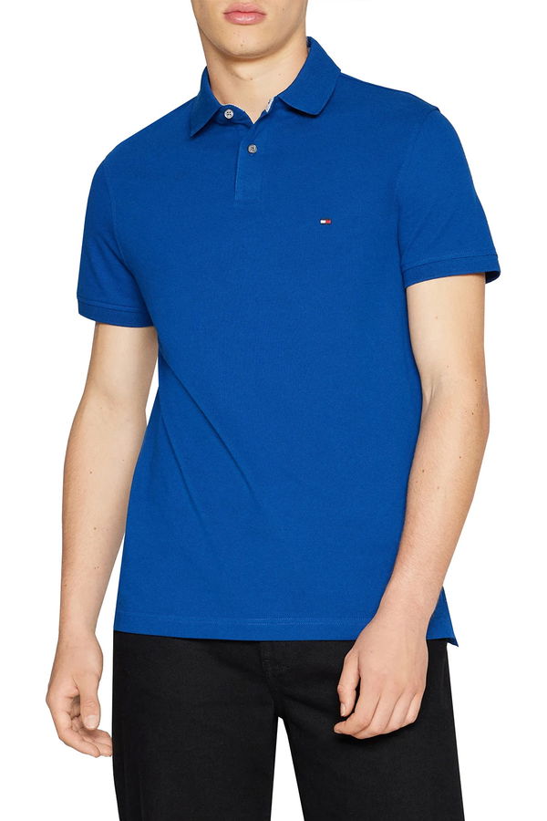 Tommy Hilfiger Polo Yaka Erkek T-shirt LACİVERT