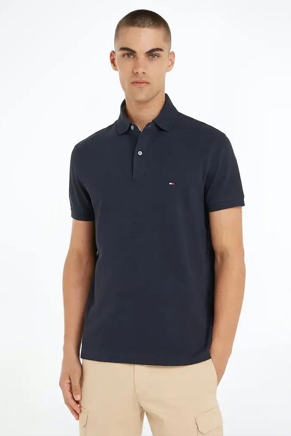 Tommy Hilfiger Polo Yaka Erkek T-shirt LACİVERT