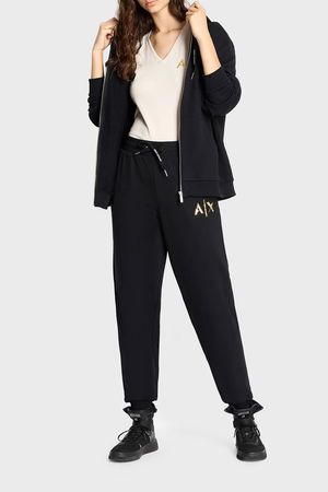 Armani Paça Lastikli Kadın Eşofman Altı SİYAH Armani Paça Lastikli Kadın Eşofman Altı SİYAH