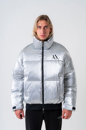 Armani Erkek Şişme Mont SILVER Armani Erkek Şişme Mont SILVER