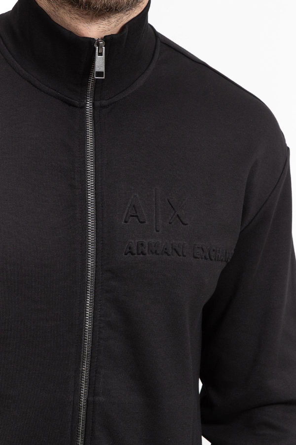 Armani Fermuarlı Erkek Sweat SİYAH