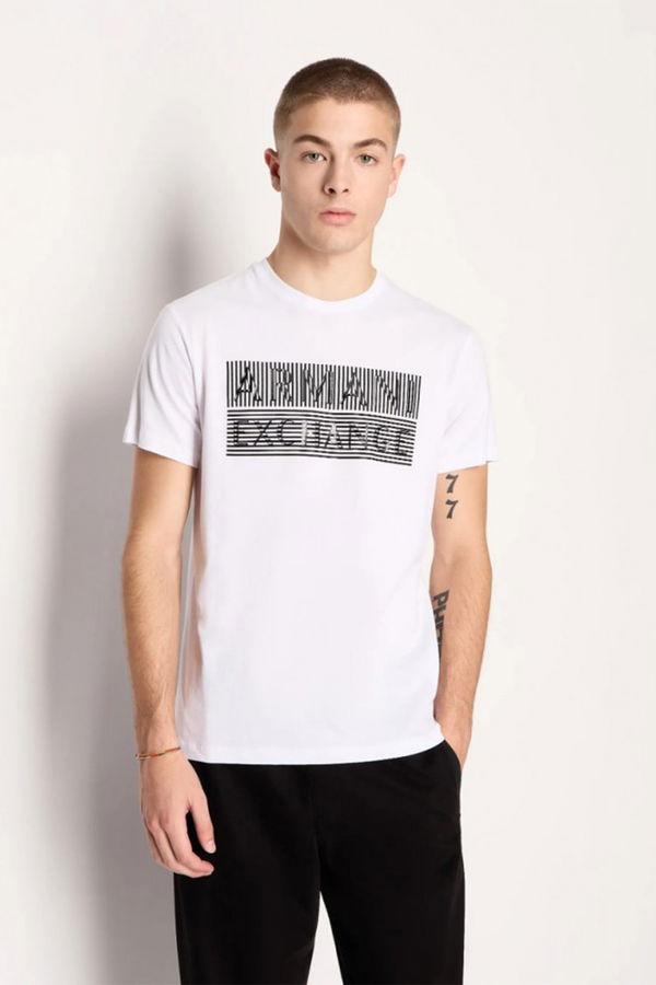 Armani Baskılı T-shirt BEYAZ