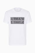 Armani Baskılı T-shirt BEYAZ