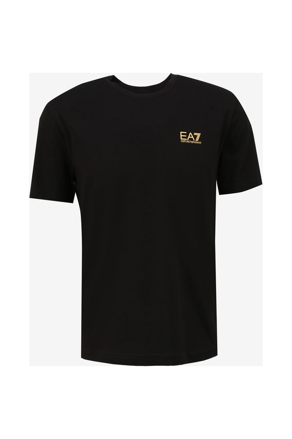 EA7 Baskılı Erkek T-shirt SİYAH