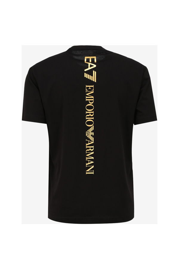 EA7 Baskılı Erkek T-shirt SİYAH