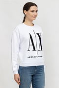 Armani Logo Baskılı Kadın Sweat BEYAZ