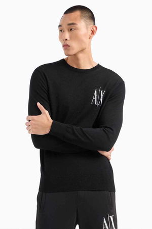 Armani Baskılı Erkek Sweat SİYAH Armani Baskılı Erkek Sweat SİYAH