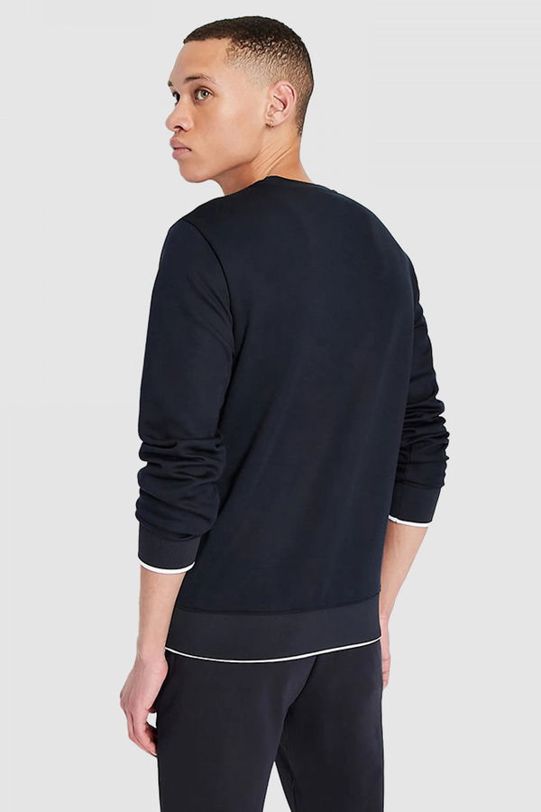 Armani Bisiklet Yaka Erkek Sweat LACİVERT