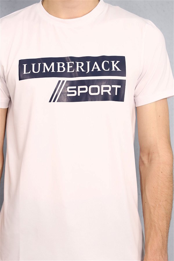 Lumberjack Baskılı Erkek T-shirt