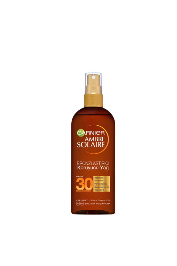 Garnier Ambre Solaire Bronzlaştırıcı Koruyucu Yağ IP30 150ML Garnier Ambre Solaire Bronzlaştırıcı Koruyucu Yağ IP30 150ML