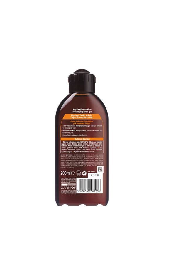 Garnier Ambre Solaire Yoğun Bronzlaştırıcı Yağ GKF2 200ML Garnier Ambre Solaire Yoğun Bronzlaştırıcı Yağ GKF2 200ML