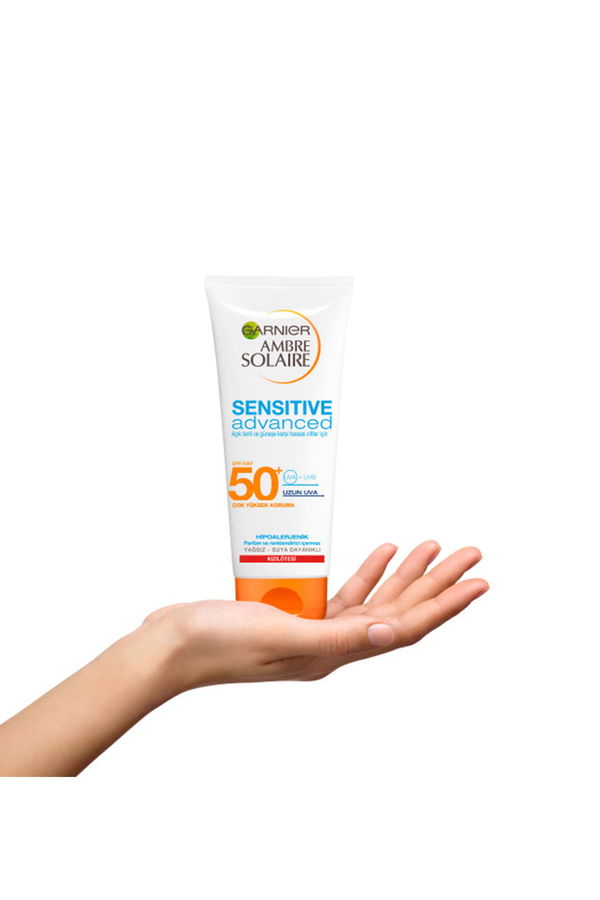 Garnier Ambre Solaire Sensitive Advanced Koruyucu Süt GKF50 200ML Garnier Ambre Solaire Sensitive Advanced Koruyucu Süt GKF50 200ML