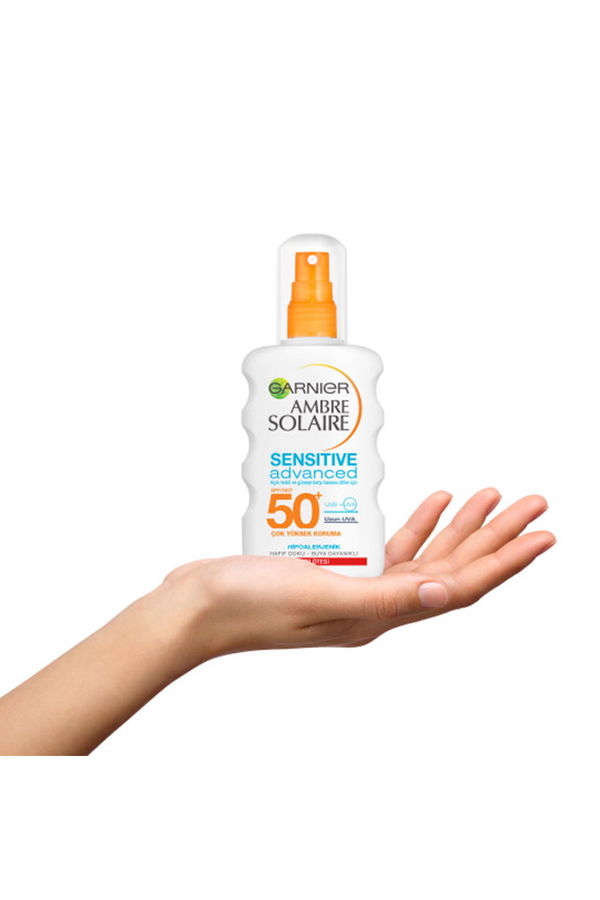 Garnier Ambre Solaire Sensitive Advanced Koruyucu Sprey GKF50 200ML Garnier Ambre Solaire Sensitive Advanced Koruyucu Sprey GKF50 200ML