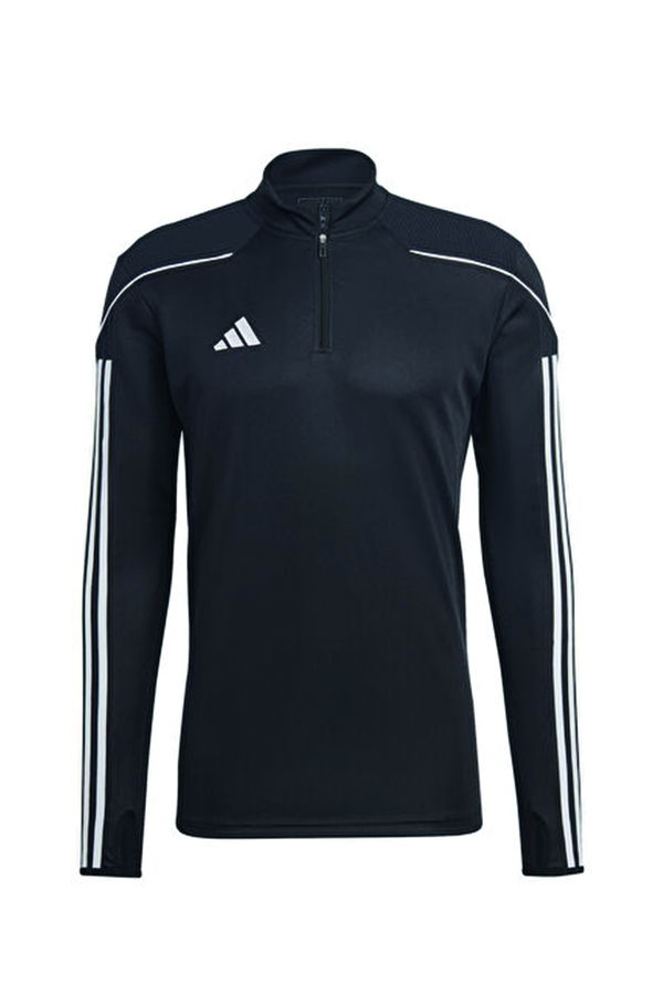 Adidas Fermuarlı Erkek Sweat Siyah