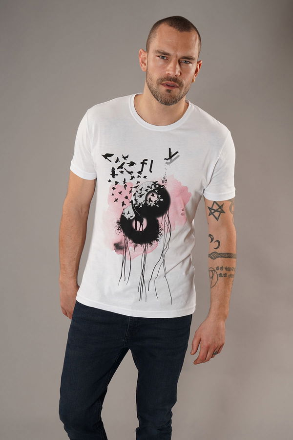 Baskılı T-shirt NAR ÇİÇEĞİ Baskılı T-shirt NAR ÇİÇEĞİ