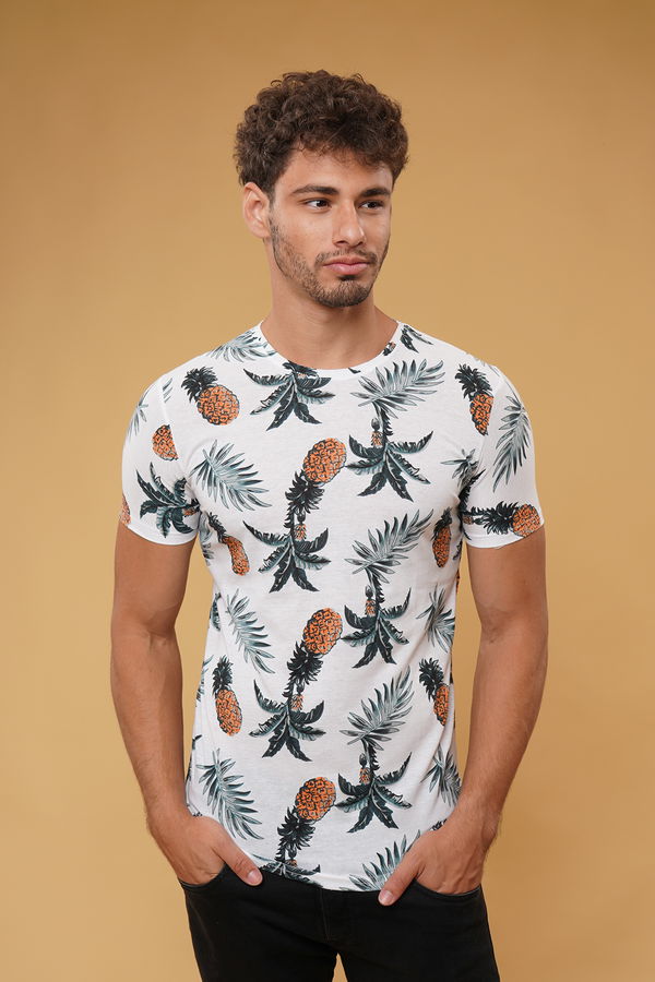 Gabria Ananas Baskılı T-shirt