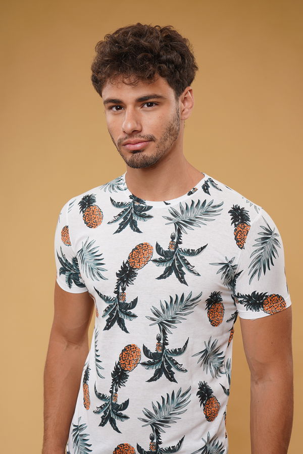 Gabria Ananas Baskılı T-shirt