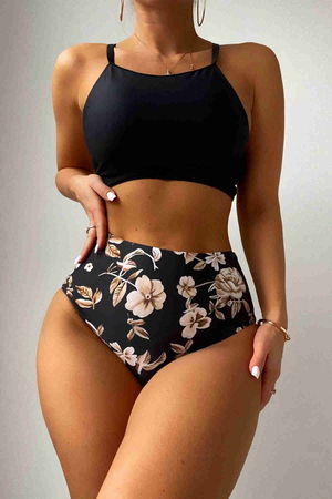 Angelsin Yüksek Bel Baskılı Bikini Altı Angelsin Yüksek Bel Baskılı Bikini Altı