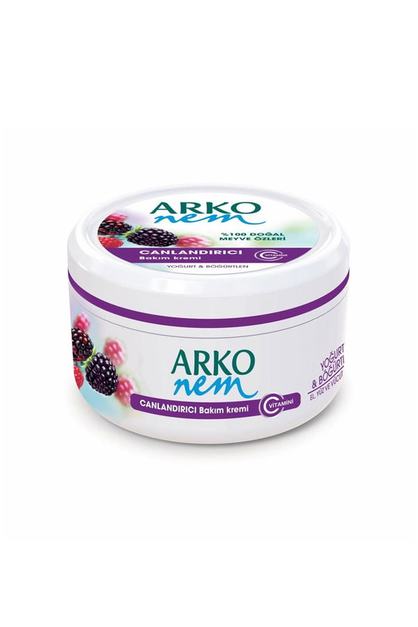 Arko Nem Canlandırıcı Bakım Kremi Yoğurt&Böğürtlen 150ml STD Arko Nem Canlandırıcı Bakım Kremi Yoğurt&Böğürtlen 150ml STD