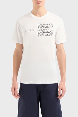 Armani Baskılı Erkek T-shirt BEYAZ Armani Baskılı Erkek T-shirt BEYAZ