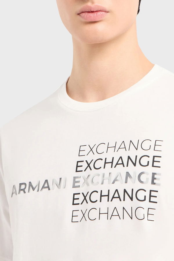 Armani Baskılı Erkek T-shirt BEYAZ Armani Baskılı Erkek T-shirt BEYAZ