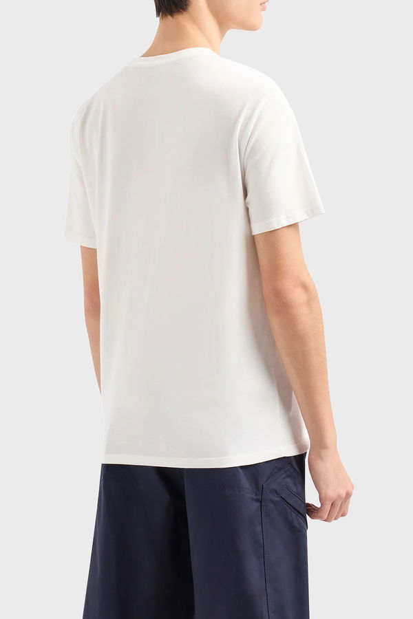 Armani Baskılı Erkek T-shirt BEYAZ Armani Baskılı Erkek T-shirt BEYAZ