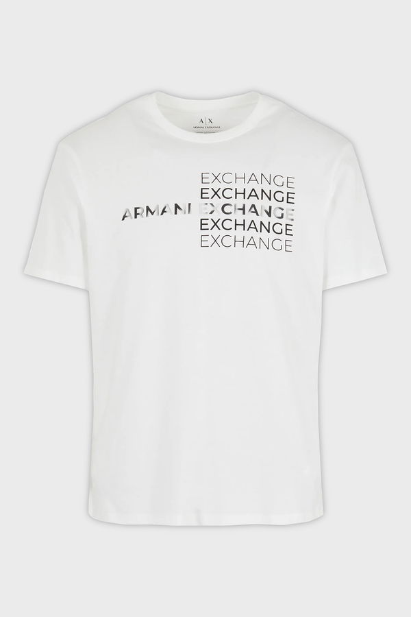 Armani Baskılı Erkek T-shirt BEYAZ Armani Baskılı Erkek T-shirt BEYAZ