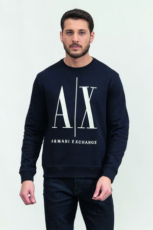 Armani Bisiklet Yaka Erkek Sweat LACİVERT Armani Bisiklet Yaka Erkek Sweat LACİVERT