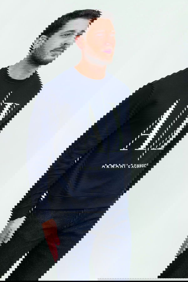 Armani Bisiklet Yaka Erkek Sweat LACİVERT Armani Bisiklet Yaka Erkek Sweat LACİVERT