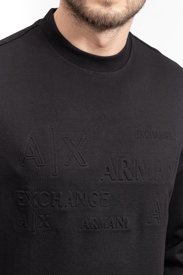 Armani Bisiklet Yaka Sweat SİYAH