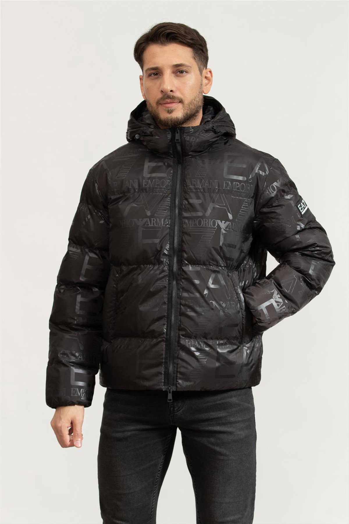Armani Exchange Erkek Mont SIYAH