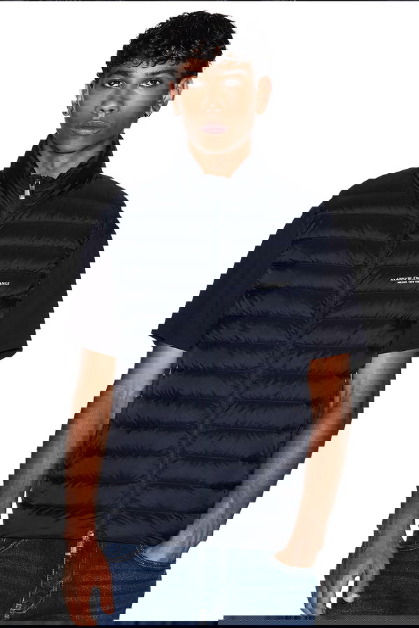 Armani Exchange Erkek Şişme Yelek LACIVERT