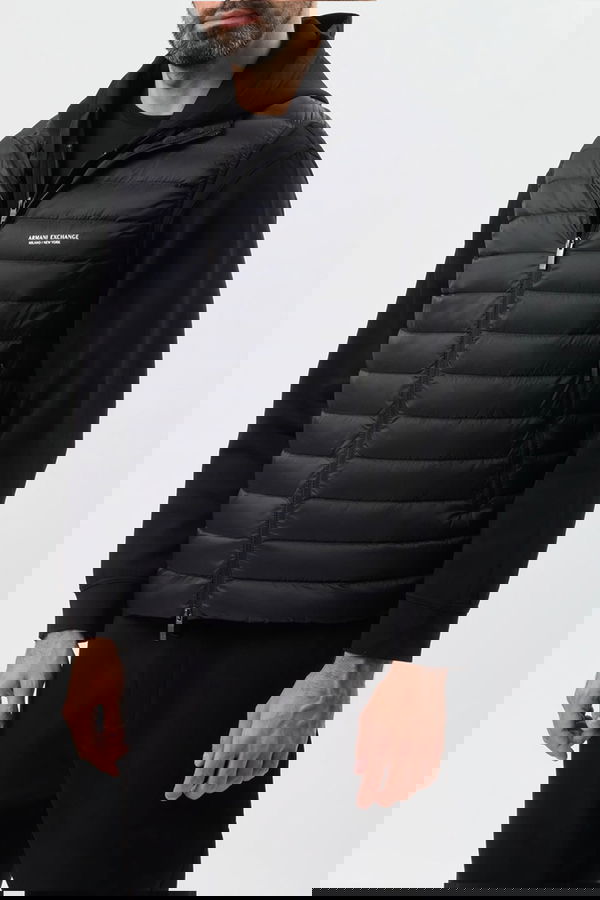 Armani Exchange Erkek Şişme Yelek SIYAH