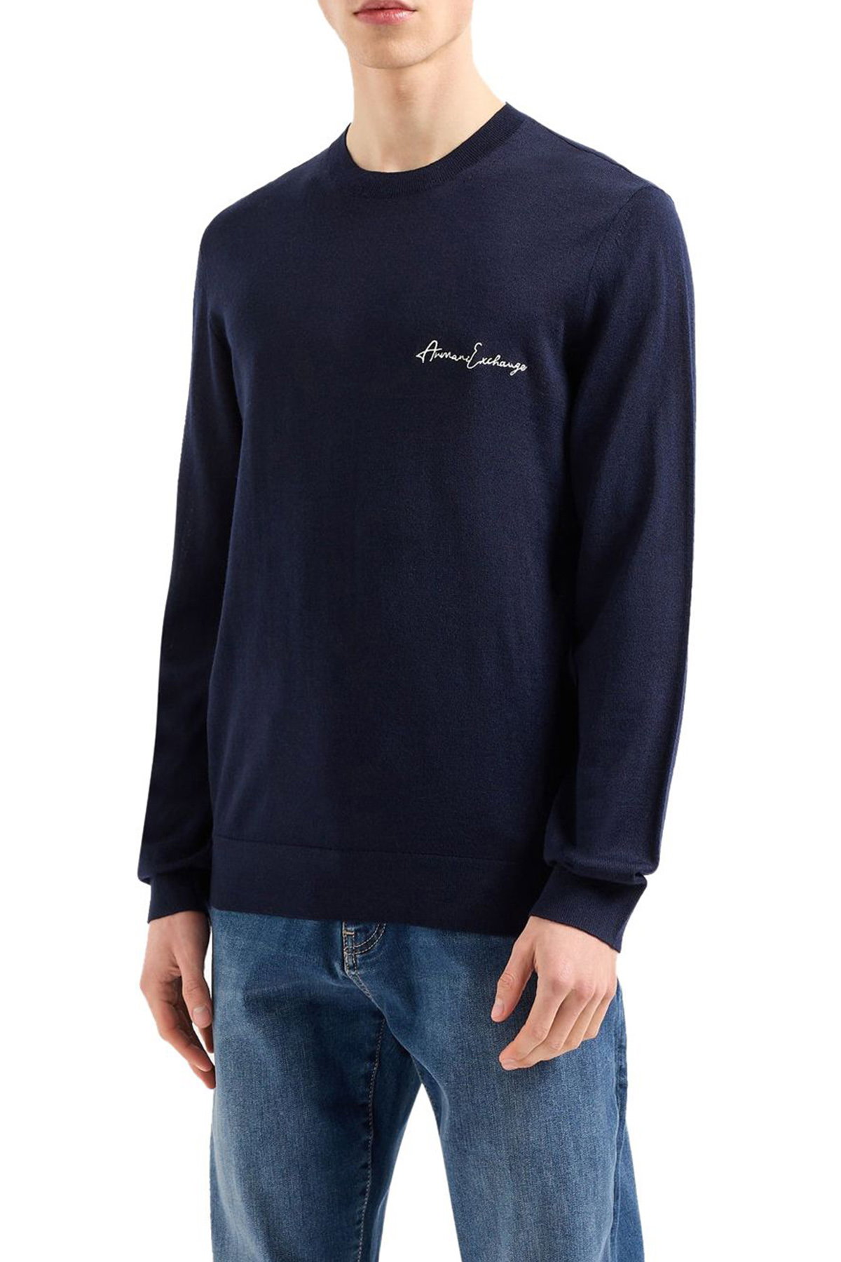 Armani Exchange Erkek Kazak LACIVERT