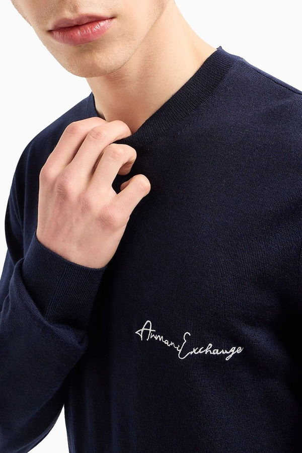 Armani Exchange Erkek Kazak LACIVERT Armani Exchange Erkek Kazak LACIVERT