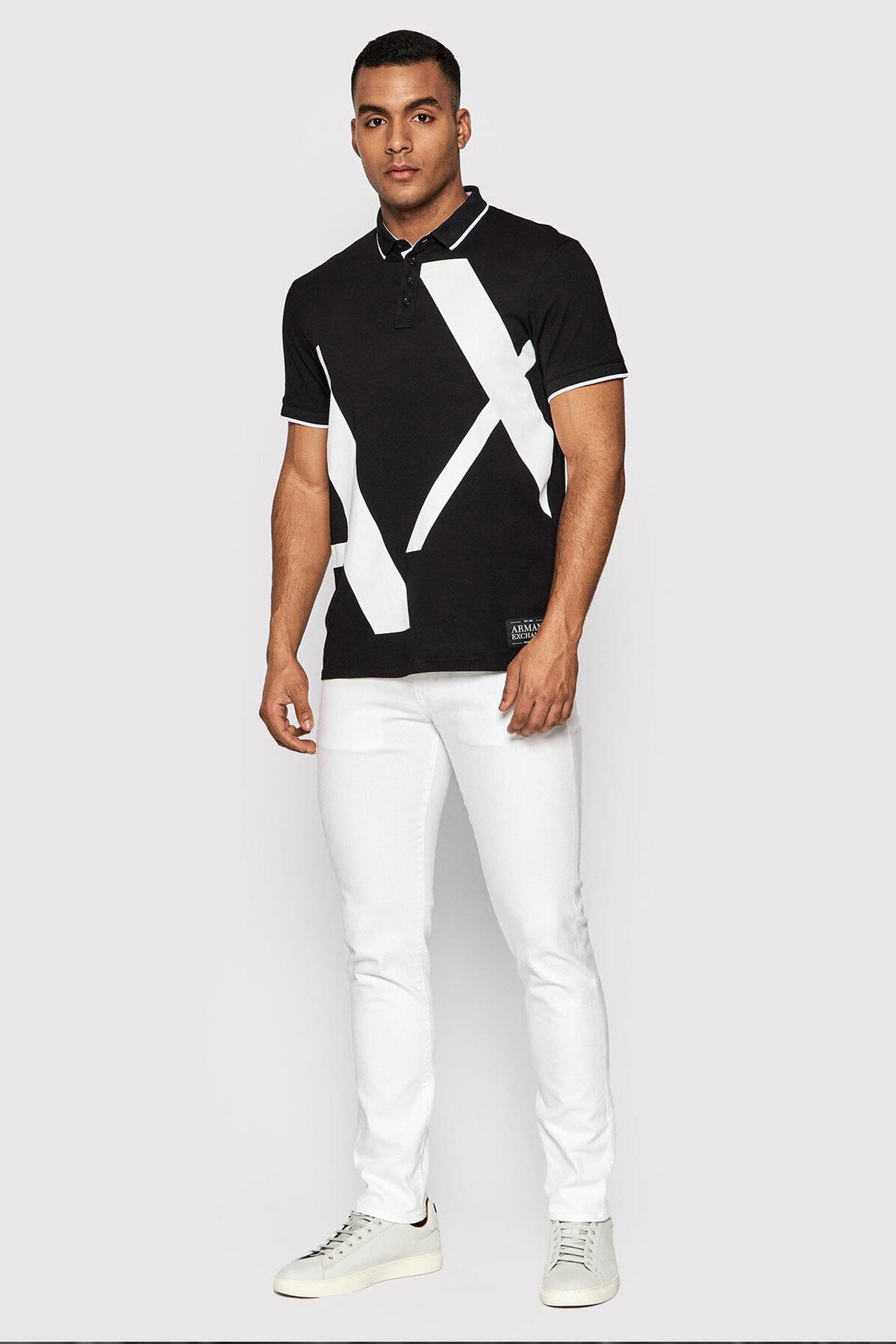 Armani Exchange Erkek Jean Pantolon Beyaz