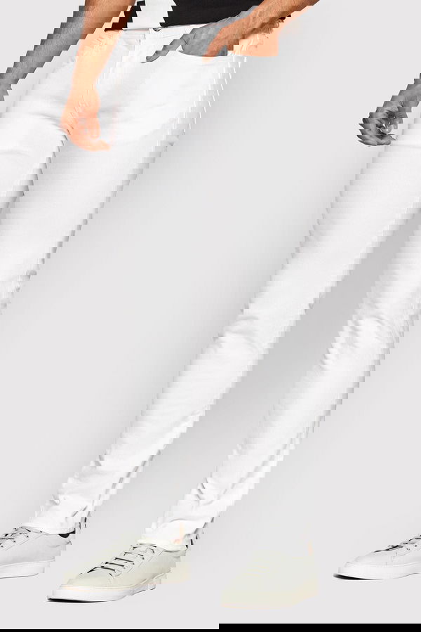 Armani Exchange Erkek Jean Pantolon Beyaz