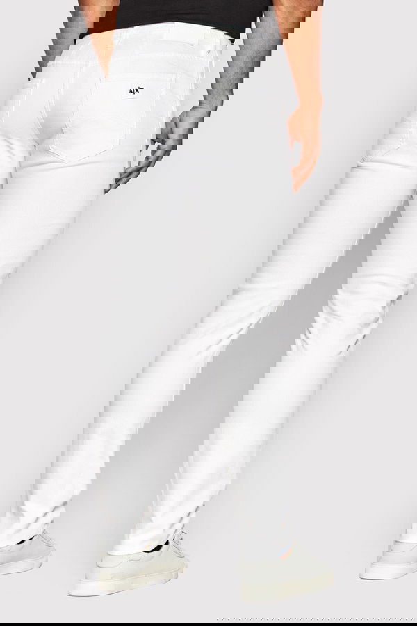 Armani Exchange Erkek Jean Pantolon Beyaz