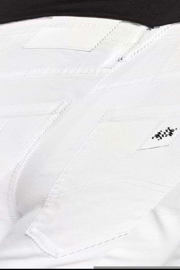 Armani Exchange Erkek Jean Pantolon Beyaz