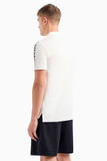 Armani Exchange Erkek Polo Yaka T-shirt Beyaz