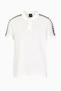 Armani Exchange Erkek Polo Yaka T-shirt Beyaz