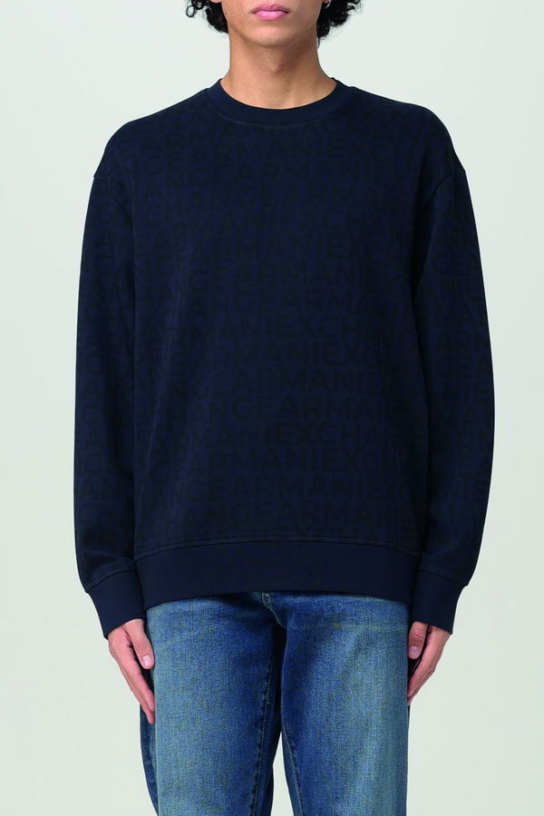 Armani Exchange Erkek Sweatshirt LACIVERT