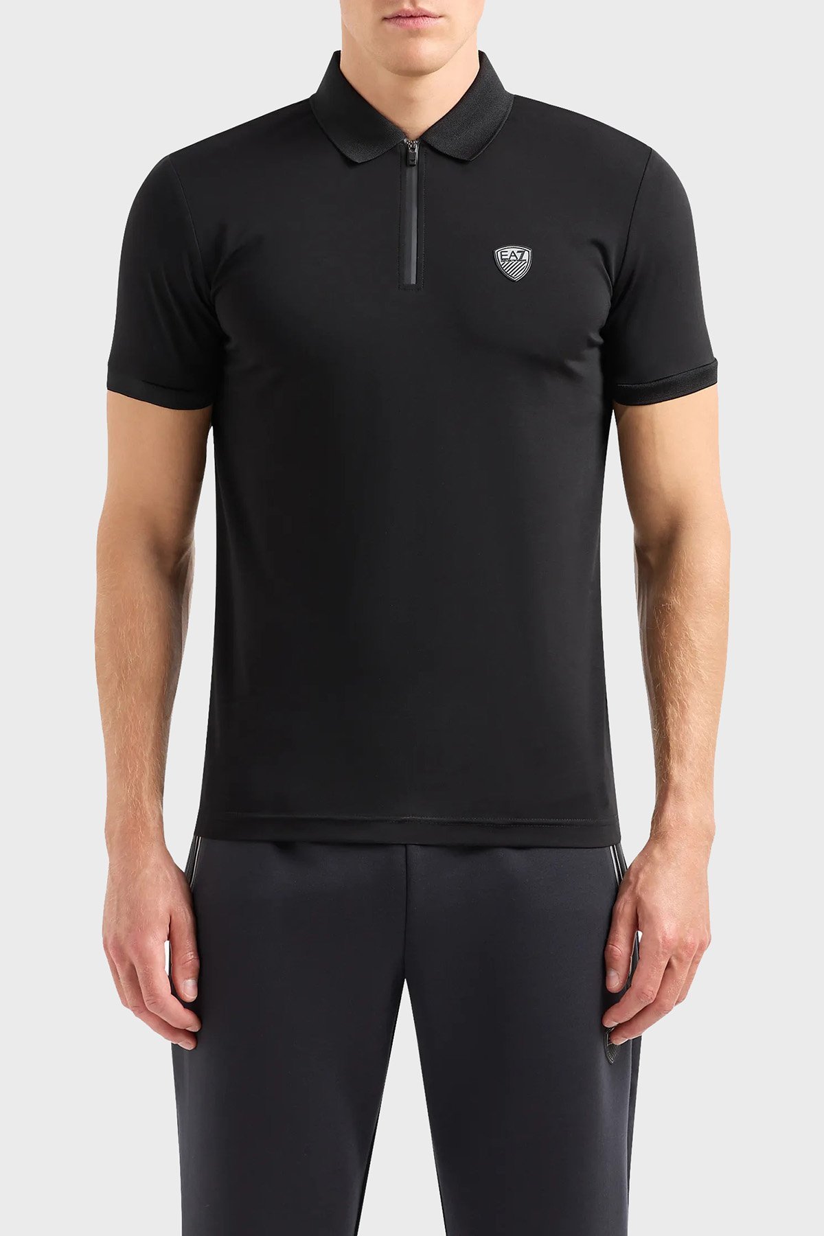EA7 Polo Yaka Erkek T-shirt LACIVERT