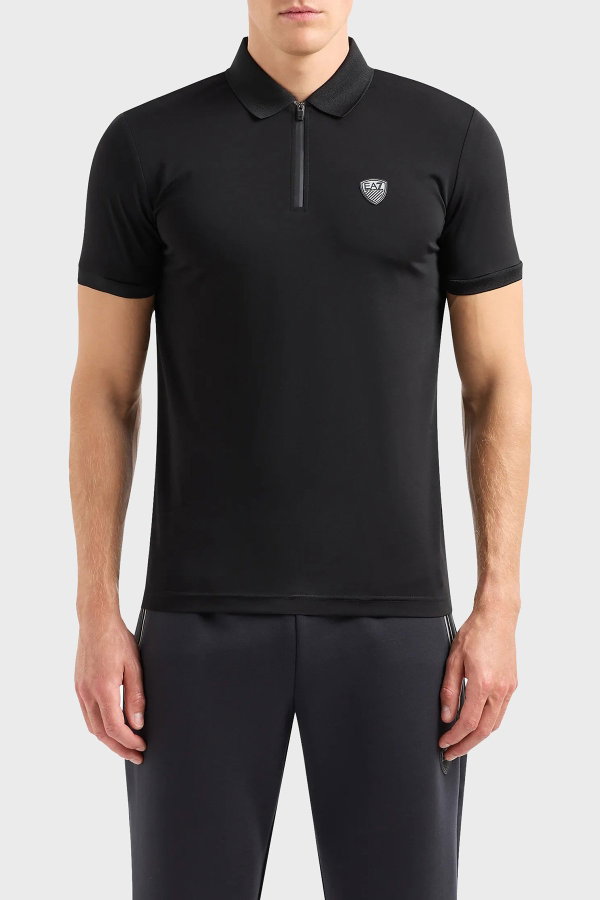 EA7 Polo Yaka Erkek T-shirt LACIVERT