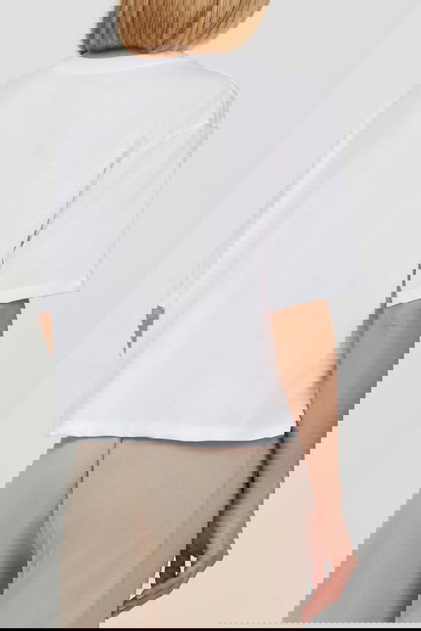 Armani Kadın T-shirt BEYAZ