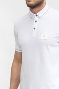 Armani Polo Yaka Erkek T-shirt Beyaz