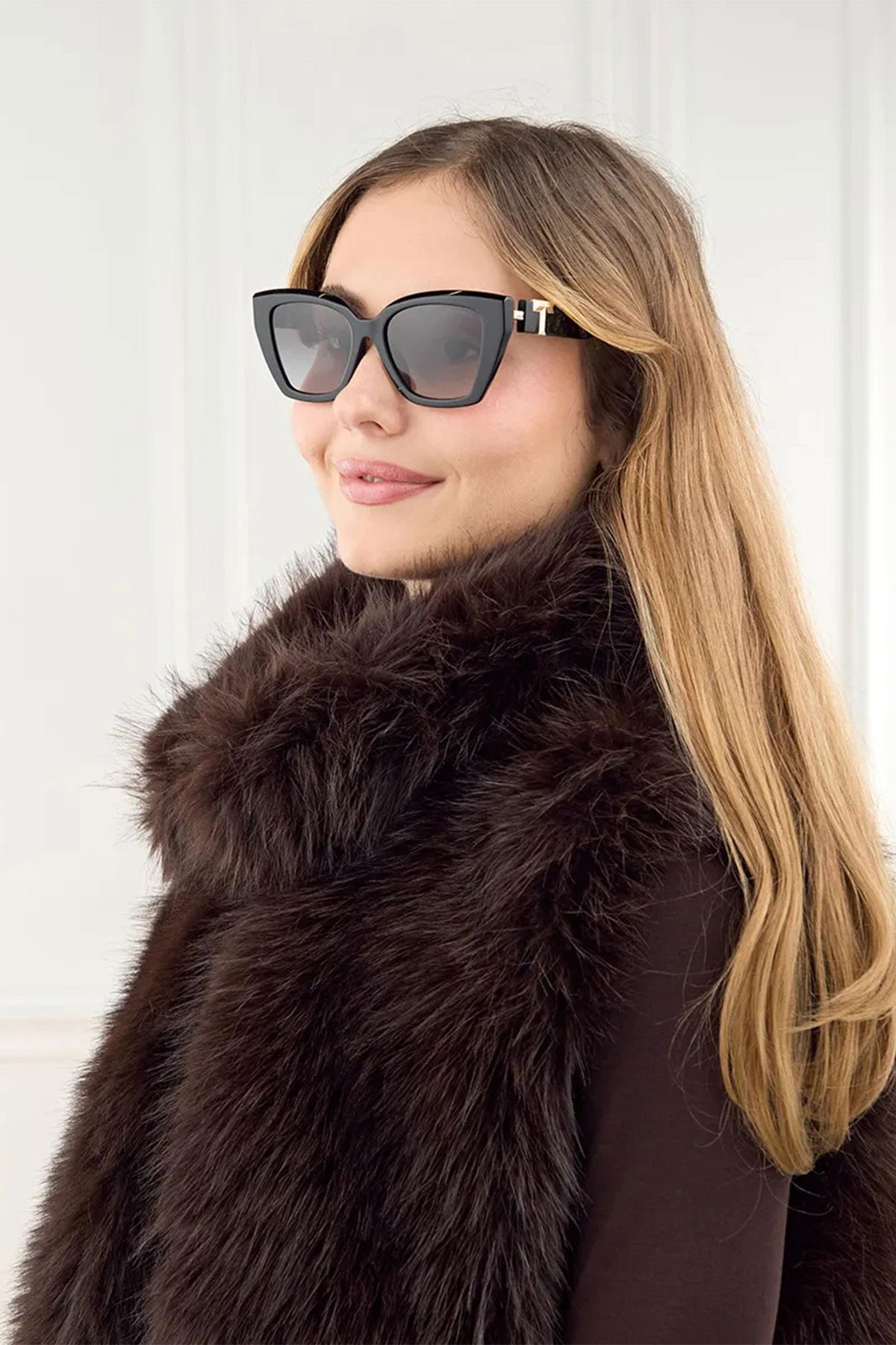 Tiffany & Co. Kadın Güneş Gözlüğü SİYAH