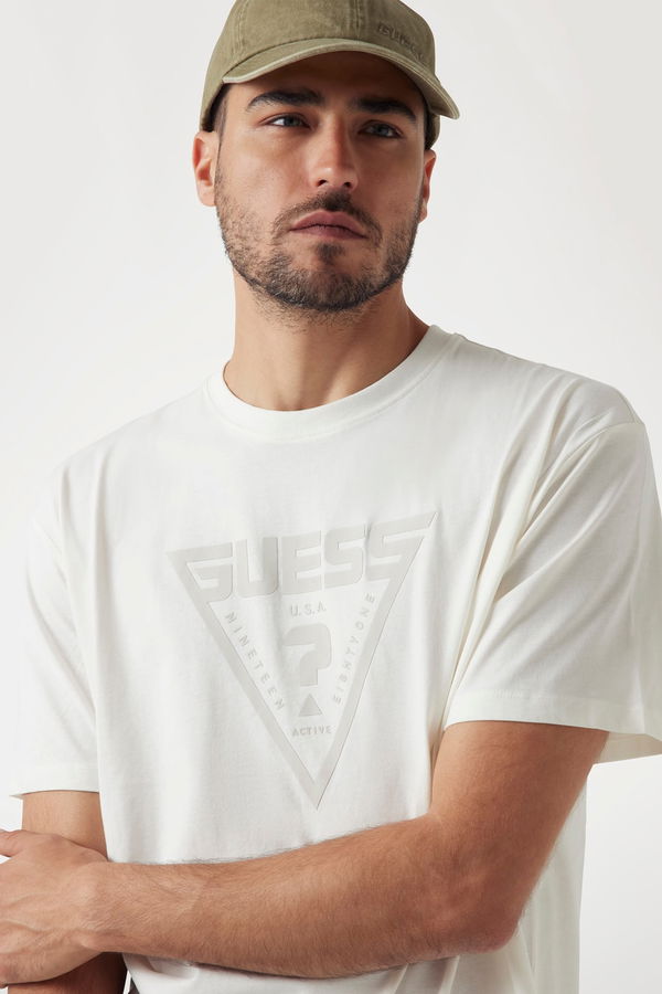 Guess Erkek T-shirt Beyaz