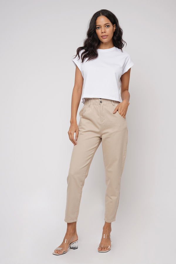 Balon Mom Jeans BEJ Balon Mom Jeans BEJ
