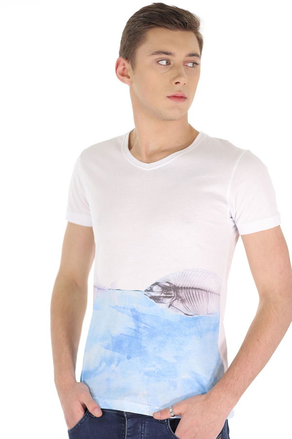 Baskılı Erkek T-shirt Baskılı Erkek T-shirt